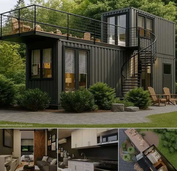 Two-Container Exclusive House