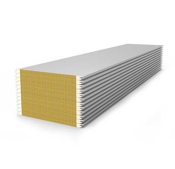 PU/PIR Sealing Rock Mineral Wool Sandwich Wall Panel