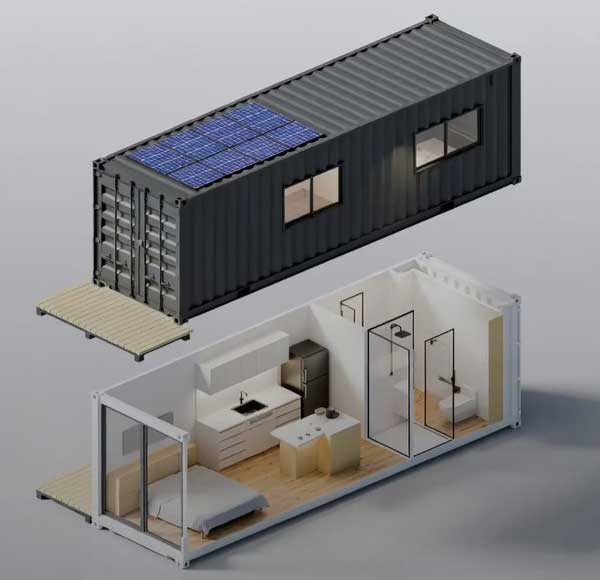 Basic Single-Container House